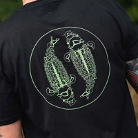 Korda Mandala Black T-Shirts